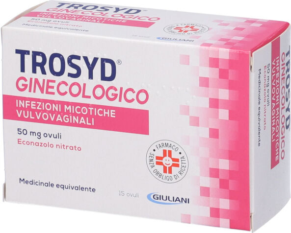 Giuliani Trosyd Ginecologico Ovuli 50mg Antimicotico Vaginale 15 Ovuli