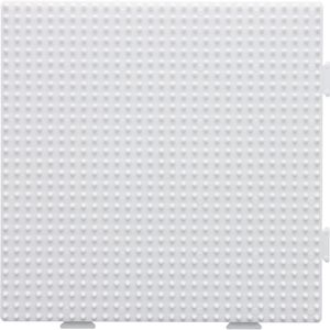 Hama-Perlen Steckplatte 234, Quadrat, für Ø 5 mm Midi Bügelperlen, weiß