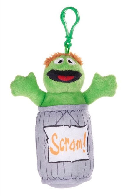 Whitehouse Leisure Sesame Street Pluche Sleutelhanger-Oscar (Diversen) Nieuw