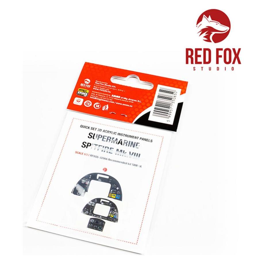 Red Fox 1/32 Supermarine Spitfire Mk.VIII (for Tamiya kit) (RFSQS-32066)