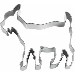 Städter Ausstecher Ziege, Ausstechform, Plätzchenform, Keks, Plätzchen, Edelstahl, 7.5 cm, 111219