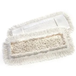 Wischmop aus Baumwolle Mopptex getuftet 40 cm weiß Baumwollmop, innen Schlinge außen Franse