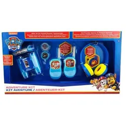 eKids Paw Patrol Set Abenteuer 5in1: Taschenlampe, Kompass, Fernglas, Walkie-Talkie, Kopfhörer PW-V302