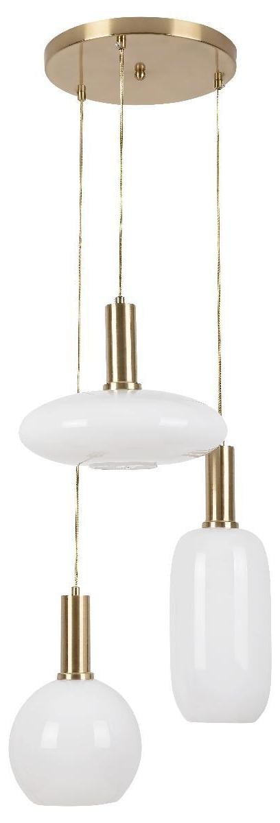 Rabalux 5225 Hanglamp met 3 spots, Sinopia, Goud, Diameter: 40 cm