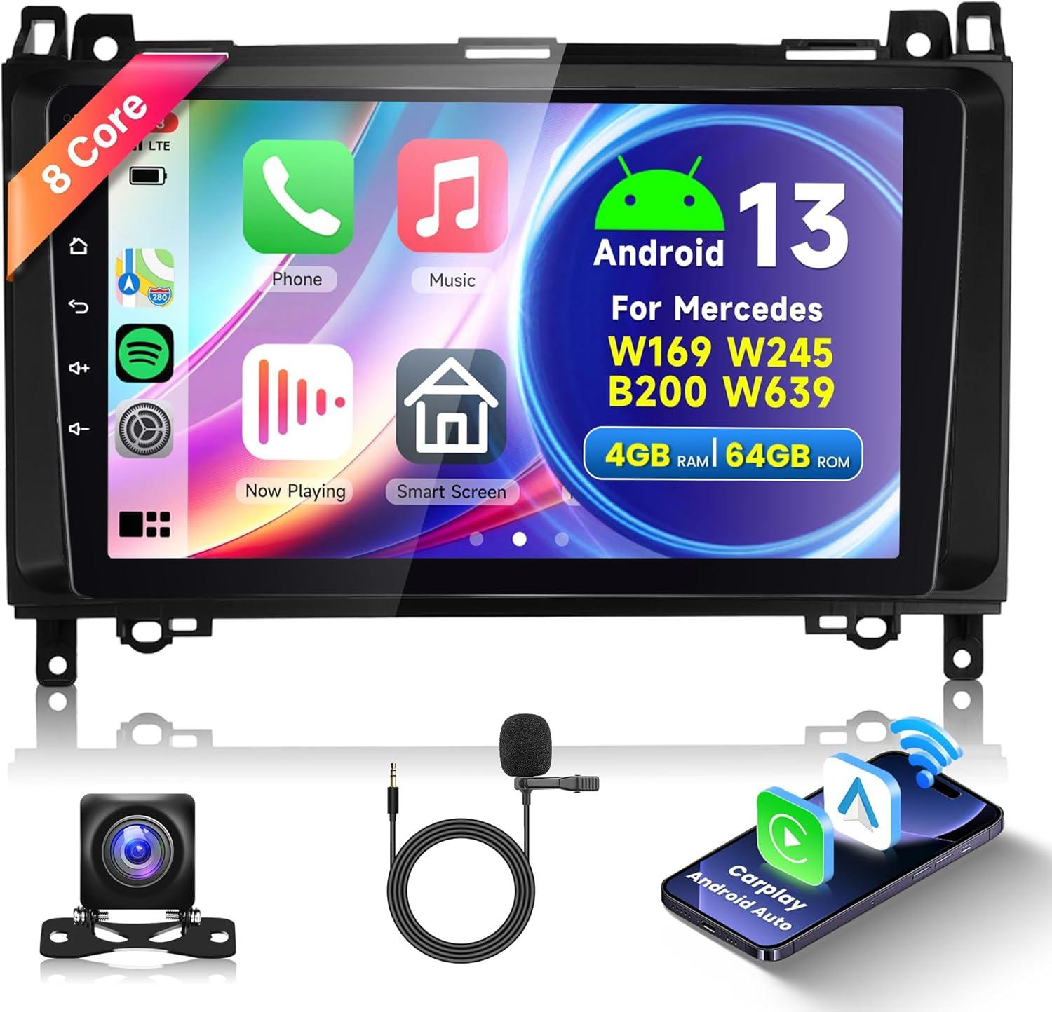 Selius Android Autoradio met 8-Core Processor en 64GB Opslag