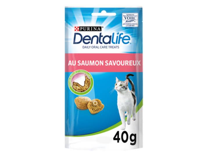 DENTALIFE ALIMENT CHAT FRIANDISE SAUMON1 SACH 40 GR