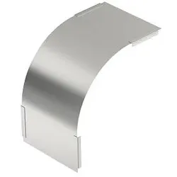 OBO 7130953 Deckel für Vertikalbogen 90° fallend B150mm, A2, 1.4301, 2B