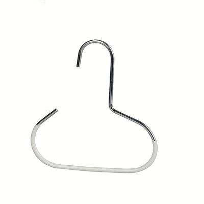 Versatile Round Hook For Hats, Scarves, Bags & Ties, Strong Load Bearing white