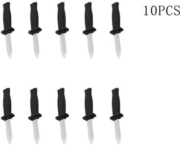 Inspired Living Retractable Knife Prop Fake Halloween Costume & Prank Accessory 10pcs
