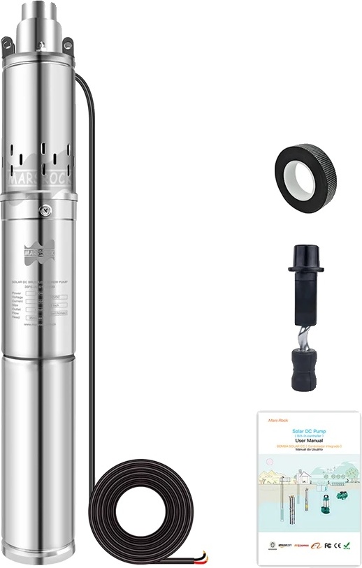 Solar-Tauchwasserpumpe, 370W/150W Leistung, maximale Fördermenge 2T/H , 150W DC12V