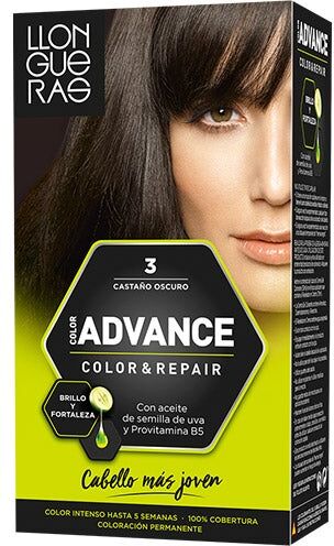 LLONGUERAS Color Advance Profesional 3 Castaño Oscuro
