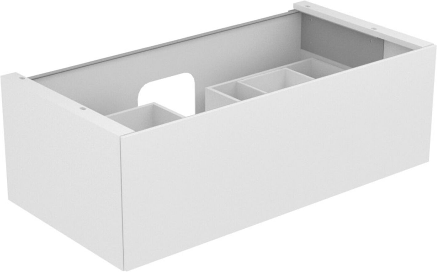 Keuco Waschtischunterschrank Edition 11 105x35x53,5cm, Strukturlack Weiß (31251380000)