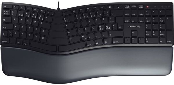 Cherry Kc 4500 Ergo Tastatur, Nordisk