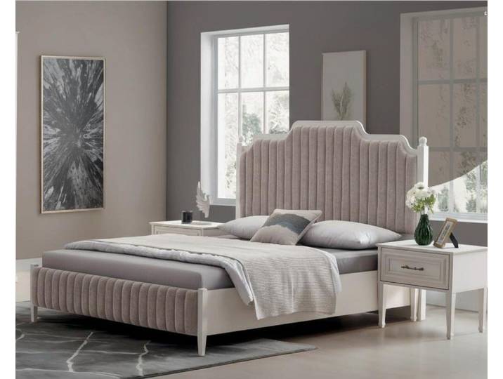 Xlmoebel Schlafzimmer-Set Beiges 3-teiliges Schlafzimmer-Set für stilvolles Wohnen, (3-tlg), Made in Europa