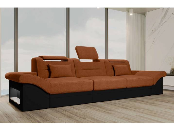 Couch Monza 3 Sitzer Stoffsofa