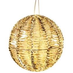 WellHome - Leuchtende goldene Leuchtkugel-Dekoration mit 960 Micro-LED-Lichtern Ø50cm