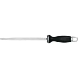 Zwilling Wetzstahl, Messerschärfer, Schwarz, Silber
