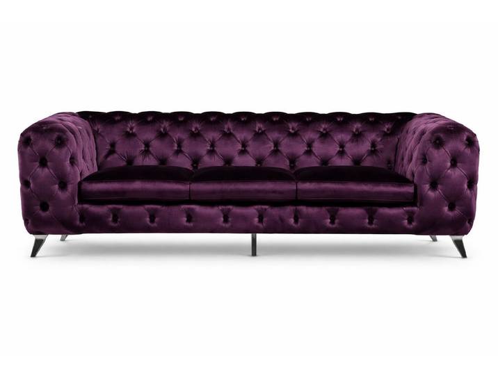 Xlmoebel Chesterfield-Sofa Designer Chesterfield 3er Stilvolle Polster Komfort Sofa Sofort, Sofa 1 Teile, Hergestellt in Europa