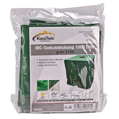 KesTek IBC Tank Abdeckung 1000 Ltr. grün 210D