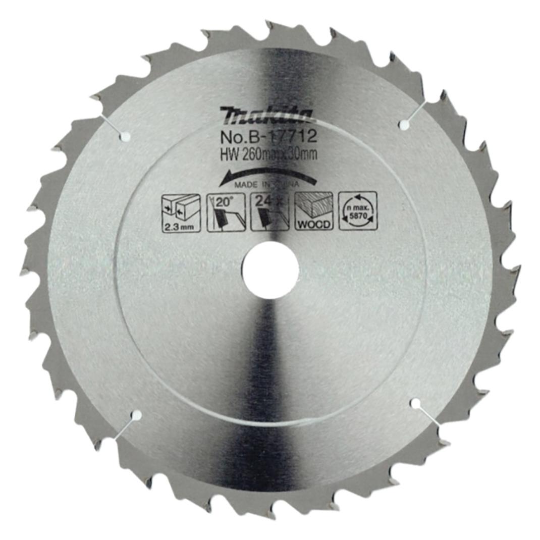 Makita Pjovimo diskas medienai 260x30mm 24Z (B-17712)