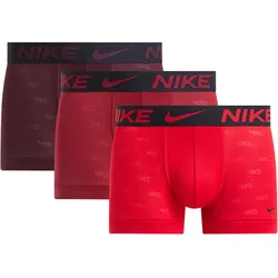 3er Pack NIKE Boxershorts Trunks Herren 612 - crimson M