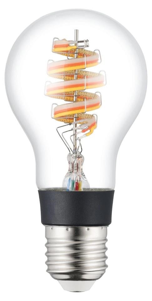 Eglo LED Filament Lamp E27 Transparent Dimmable 400 Lumen RGBW