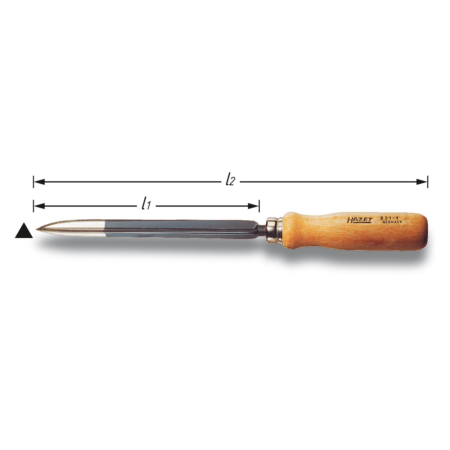 Hazet Dreikant-Hohlschaber 821-1 260 mm (150 mm) (821-1)