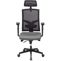 Chefsessel Boss Grau/Schwarz