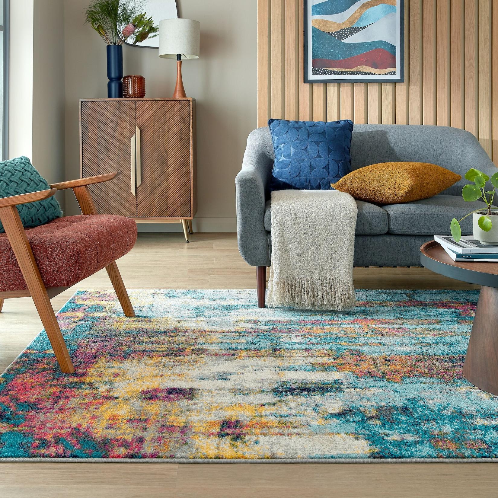 Teppich pflegeleicht Bunt 120 x 170 cm - FAL Kadima Design