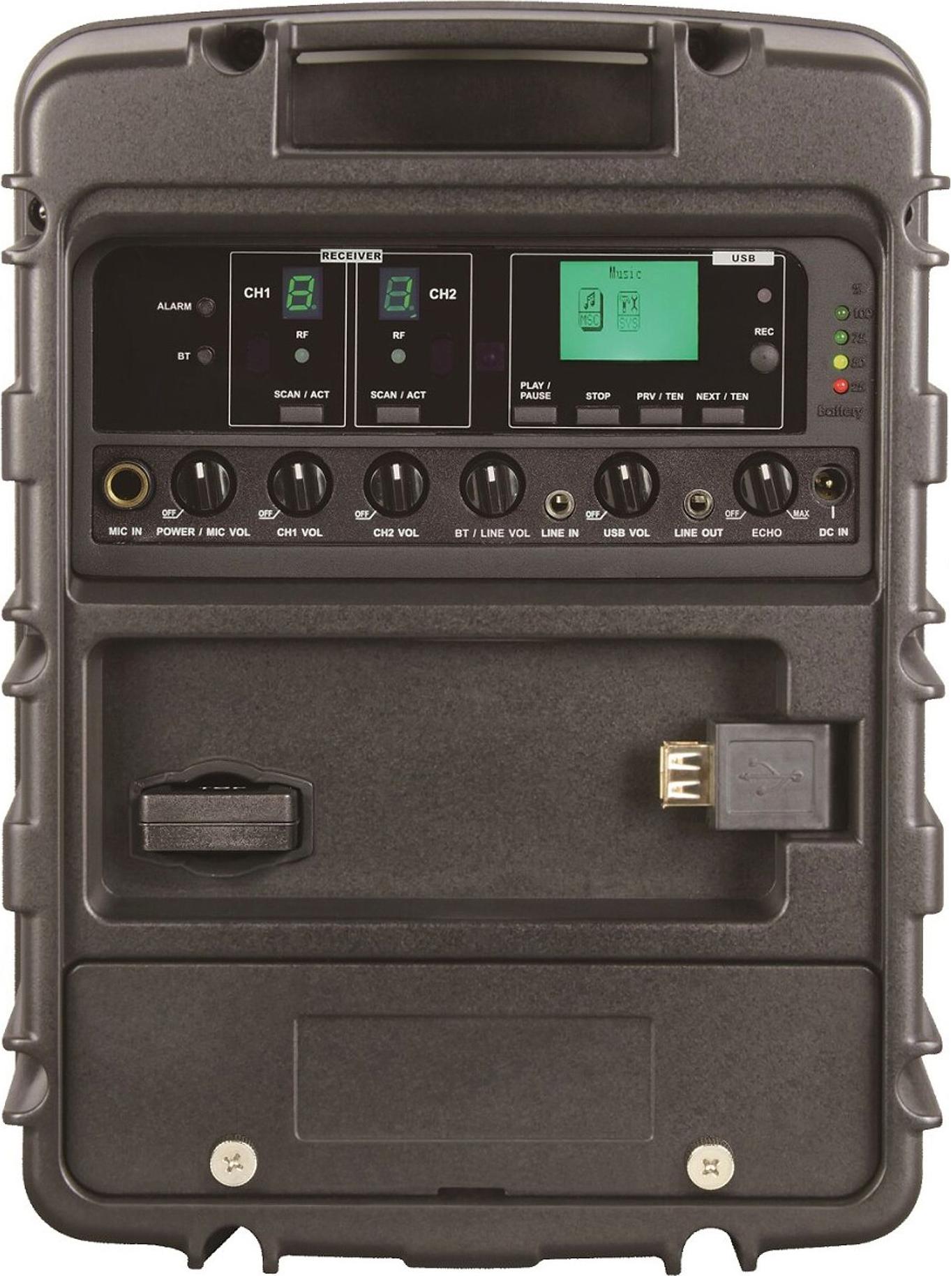 Mipro Akku-Beschallungssystem "MA-300", Mit 2 Empfängern