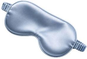 Inspired Living ComfortCloud Sleep Mask Blackout Eye Mask With Soft Silk Sleep Mask Fabric And Elastic Strap blue