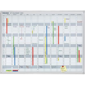 Franken Planungstafel JK1203, JetKalender, Jahresplaner, magnetisch, 90 x 120 cm