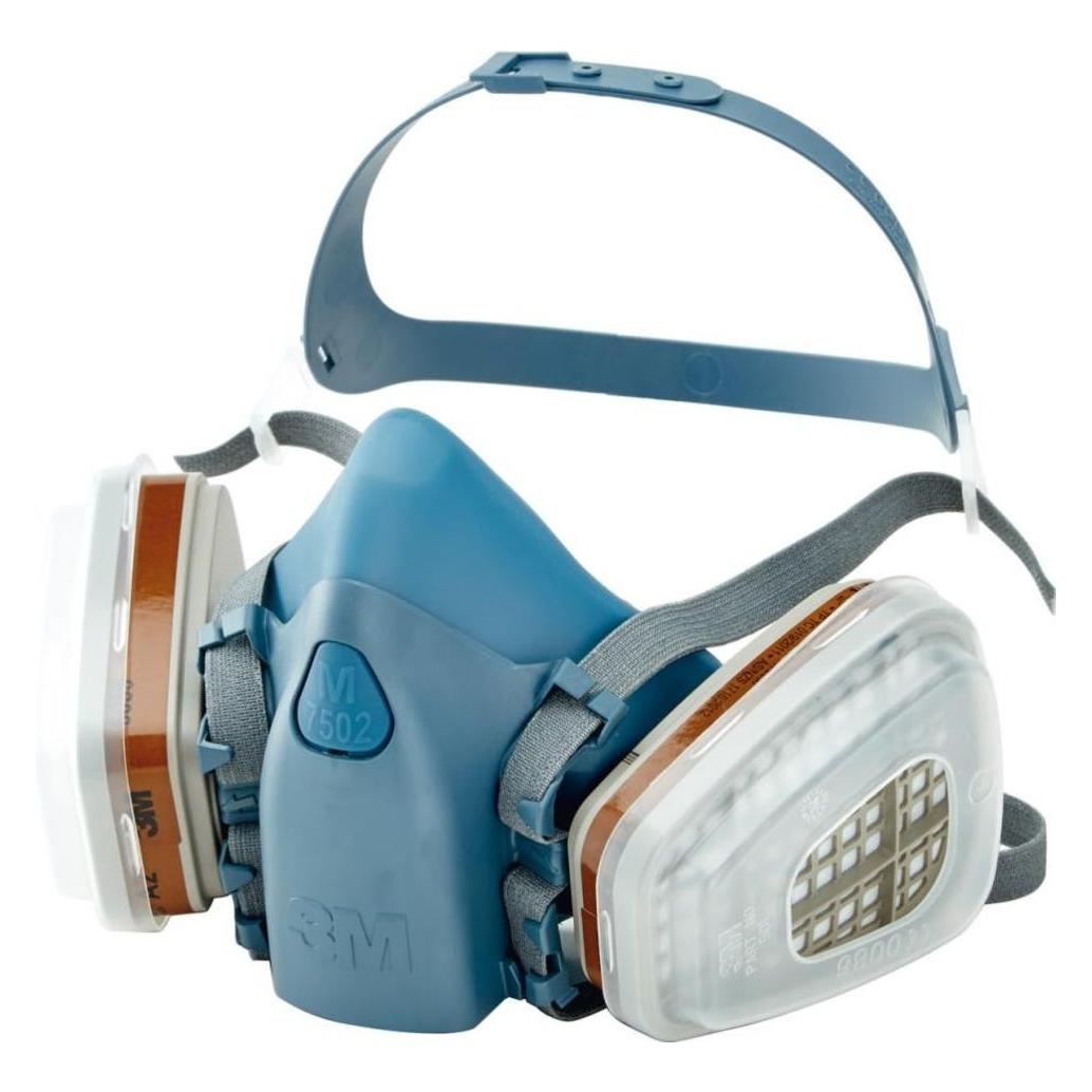 3M Gase- und Dämpfe-Atemschutzmasken-Set Typ 7523L (A2P3 R, 1x) (7000061556)