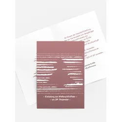 Weihnachtseinladung geschäftlich selbst gestalten mit Spruch und Fotos im Onlinedesigner bei Meine-Kartenmanufaktur.de