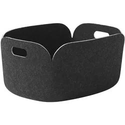 Muuto Restore Aufbewahrungskorb, schwarz melange