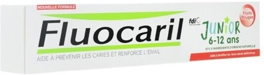 Fluocaril Junior Toothpaste Red Fruit Flavor 75 ml