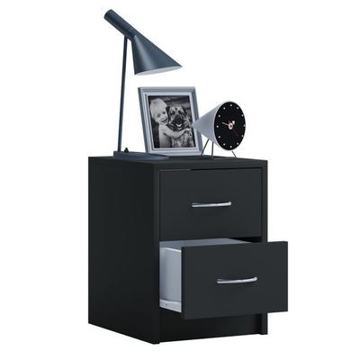 Holz Nachtschrank Nachttisch Schublade Boxal Mini