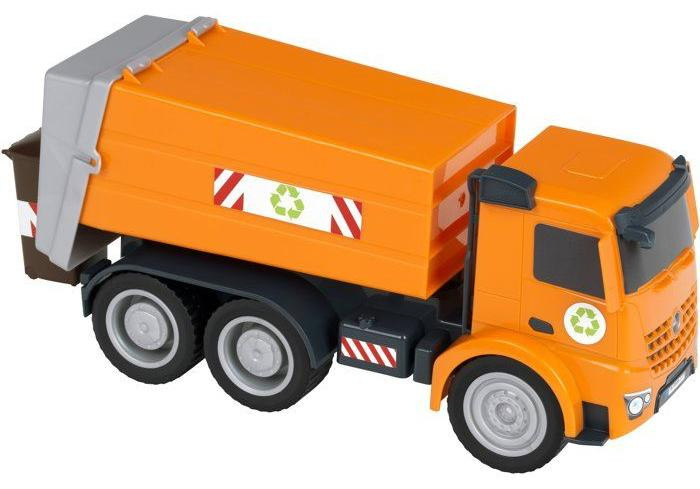 Klein Mercedes-Benz Arocs Vuilniswagen met kiptip en openstaande achterklep, 3805