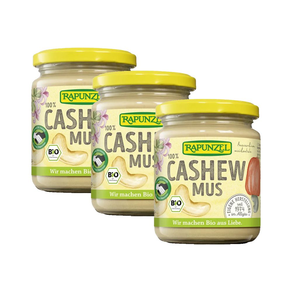 Rapunzel Bio Cashewmus 3x250 g Creme