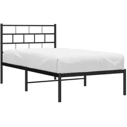 vidaXL, Bett, Lenny (mit Kopfteil) (140 x 190 cm)