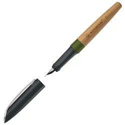 STABILO Füllfederhalter Patrone M Grow, moosgrün/Eiche