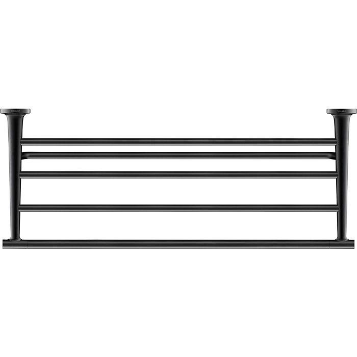 Duravit Starck T Handtuchablage 0099444600 schwarz matt, 610mm
