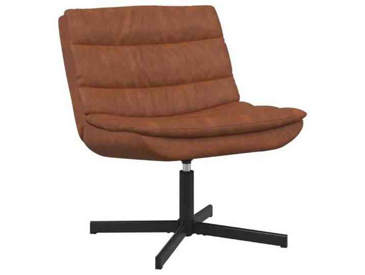 Chaise pivotante - - chaise relax Marron - Pivotante 360° - 63x75x76cm 5716