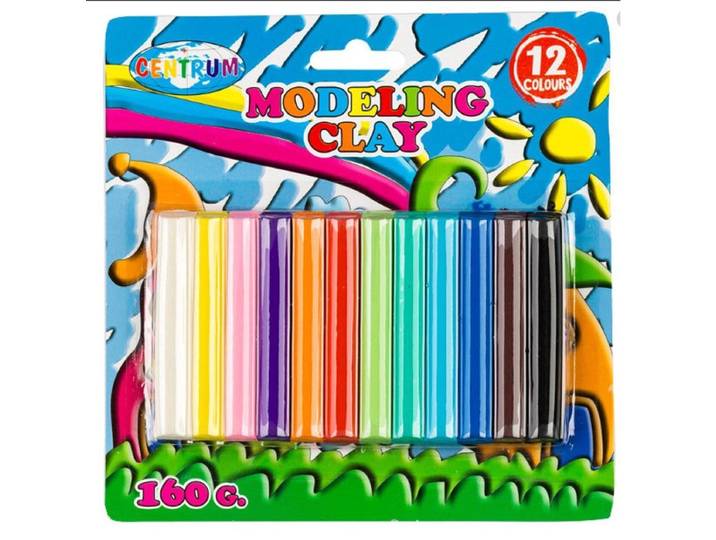 Centrum Speelklei - Klei speelset - 12 kleuren (set van 12)