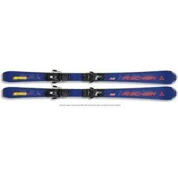 FISCHER Kinder Racing Ski THE CURV PRO JRS + FS7 CA JRS, Größe 150 in Blau Blau