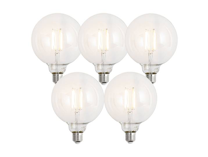 Lot de 5 Ampoules LED intelligentes E27 dimmables G125
