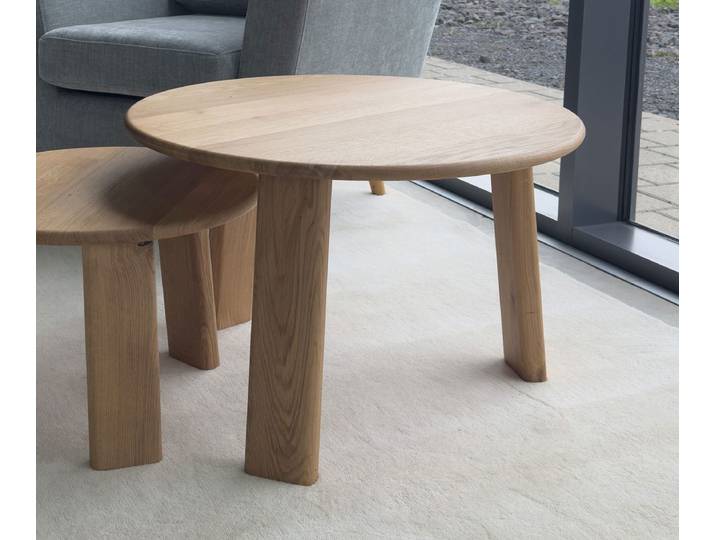 Couchtisch 70cm 'Oslo' Wildeiche massiv geölt