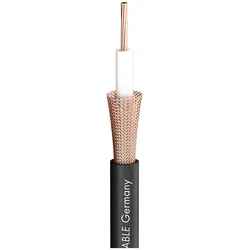Videokabel SC-Focusline PUR; 1 x 0,67; PUR Ø 5,80 mm; 75 O; schwarz