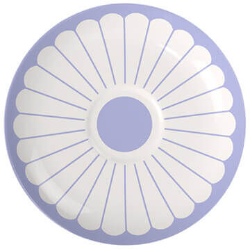 Villeroy & Boch Fleur Bleu Cappuccino Cup Saucer