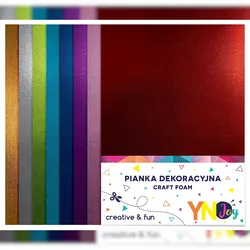 Interdruk Bastelschaum Metallic 8 Stck sortierte Farben